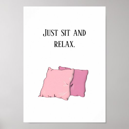 Zit en relax poster (Voorkant)