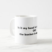 Zit het in mijn hoofd? koffiemok (Voorkant links)