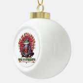 Zit in stilte keramische bal ornament (Rechts)