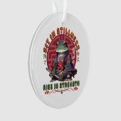 Zit in stilte ornament (voorkant)