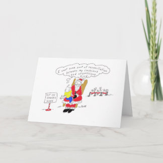 Zit op de Kaart van de Knie van de Kerstman