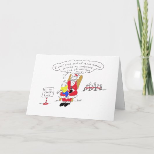 Zit op de Kaart van de Knie van de Kerstman (Voorkant)