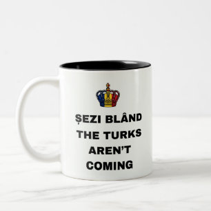 ZIT STIL, DE TURKEN KOMEN NIET TWEEKLEURIGE KOFFIEMOK