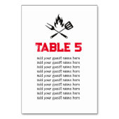 Zitkaart BBQ Baby koppels baby shower thema Kaart (Voorkant)