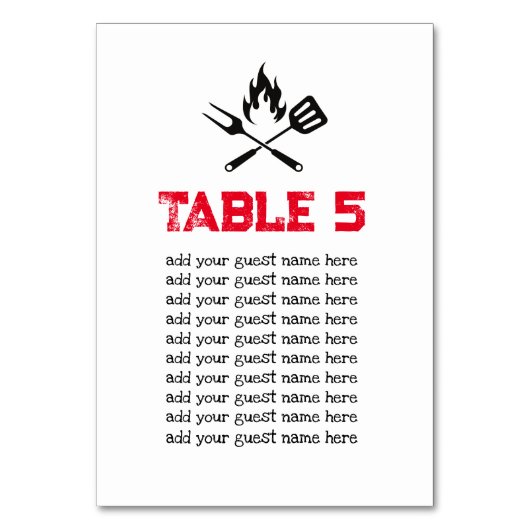 Zitkaart BBQ Baby koppels baby shower thema Kaart (Voorkant)