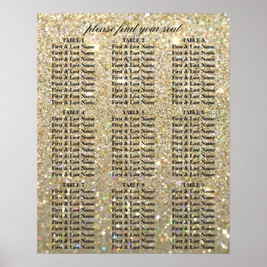 Zitkaart - Goudbalies Poster (Voorkant)