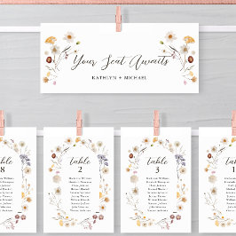 Zitkaart Header Modern Boho Wildflower Kaart