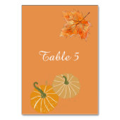 Zitkaart Herfst Roest bladeren sinaasappel gouden Kaart (Voorkant)