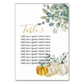 Zitkaart Herfst Rustieke Pompoen Groen Kaart (Voorkant)