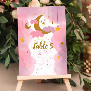 Zitkaart Twinkle Twinkle Little Star Roze Kaart
