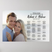 Zitkaartbord voor weduwen met foto poster (Voorkant)