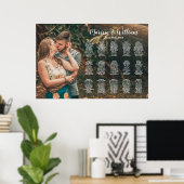 Zitkaartbord voor weduwen met foto poster (Thuiskantoor)