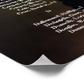 Zitkaartbord voor weduwen met foto poster (Hoek)