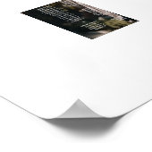 Zitkaartbord voor weduwen met foto poster (Hoek)