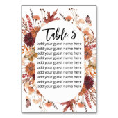 Zitkaarten Boho herfst roest bordeaux mauve Kaart (Voorkant)