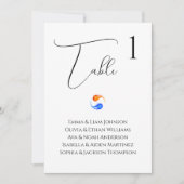 Zitkaarten- Bruiloft-Twin Flames-Wit- Kaart (Voorkant)