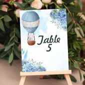 Zitkaarten omhoog weg Olifant Hete Luchtballon Kaart