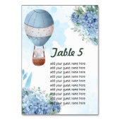 Zitkaarten omhoog weg Olifant Hete Luchtballon Kaart (Voorkant)