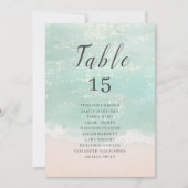 Zitkaarten voor het strand van de mousserende ocea (Voorkant)