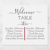 Zitkaarten Wijnlabel, Moderne minimale zitplaatsen Sparkling Wijnetiket (Enkel label)