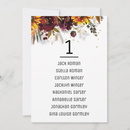 Zitkaartje voor mousserende zon en wijn aankondiging (Achterkant)