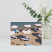 Zitkamer | van het strand Rhodos, Dodecanese Briefkaart (Staand voorkant)