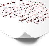 Zitkast van het gevlochten Roos Foam B Poster (Hoek)