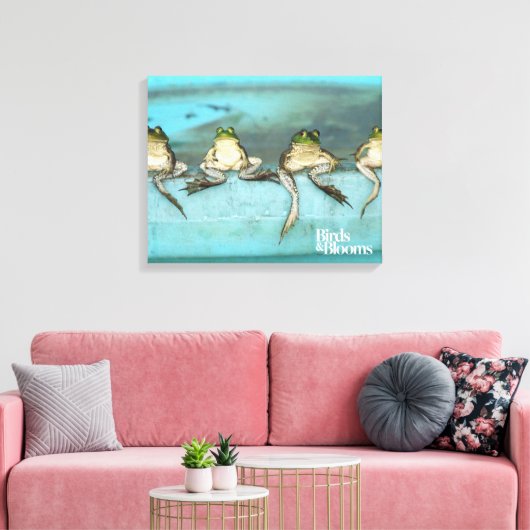 Zitkikkers Canvas Afdruk (Insitu (Woonkamer))