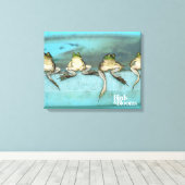 Zitkikkers Canvas Afdruk (Insitu (Houten vloer))