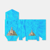 Zitmeeuw Op Gespoten Blauw, Bedankdoosjes (Uitgevouwen)