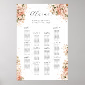 Zitplaatdiagram | Brunch & Bubbly Vrijgezellenfees Poster (Voorkant)