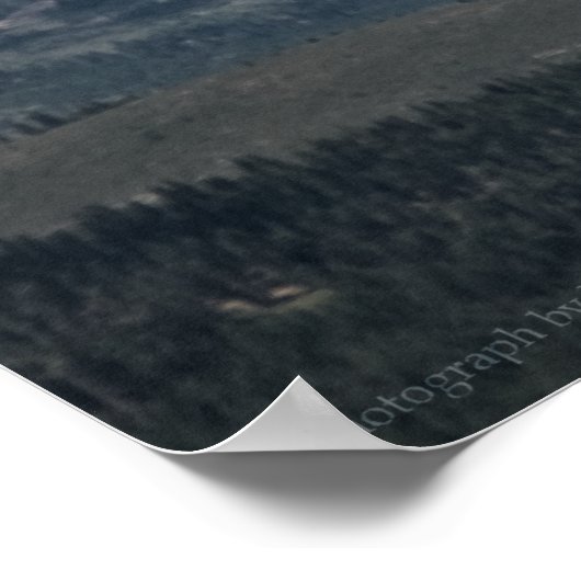 Zitplaats met een Uitzicht Druk Poster (Hoek)