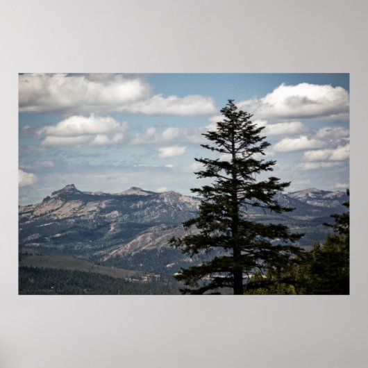 Zitplaats met een Uitzicht Druk Poster (Voorkant)