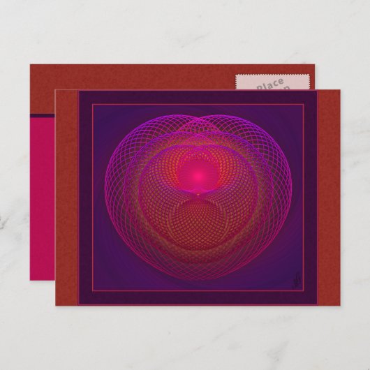 Zitplaats van de soep briefkaart (Voorkant / Achterkant)