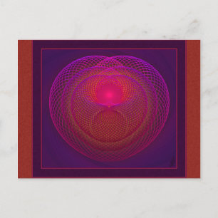 Zitplaats van de soep briefkaart