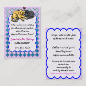 zitplaats visitekaartje (Voorkant / Achterkant)