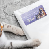 Zitplaats voor kat- en hondenzorg etiket