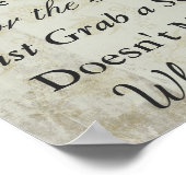 Zitplaats voor Poster voor bruiloft, thema (Hoek)