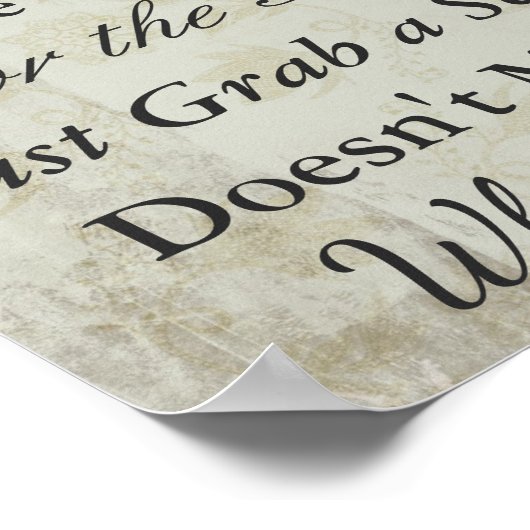 Zitplaats voor Poster voor bruiloft,  thema (Hoek)