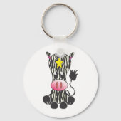 Zitplaats Zebra Sleutelhanger (Voorkant)