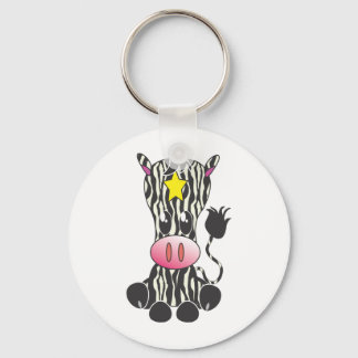 Zitplaats Zebra Sleutelhanger
