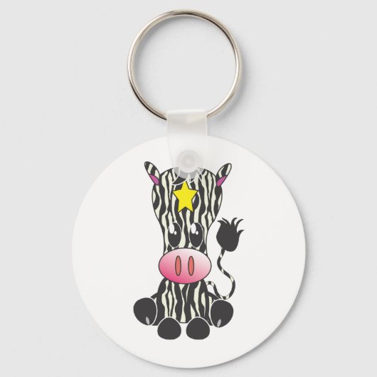 Zitplaats Zebra Sleutelhanger (Voorkant)