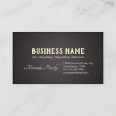 Zitplaatsen voor gezelschapsdieren Zwembehandeling Aanbevelingskaartje (Achterkant)