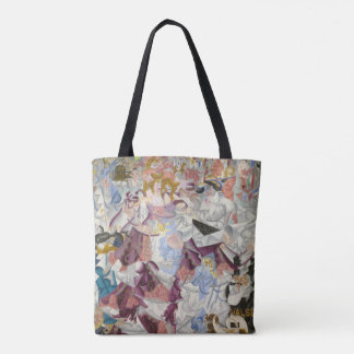 Zitpper Bag Premium Quality Motif Modern Tote Bag