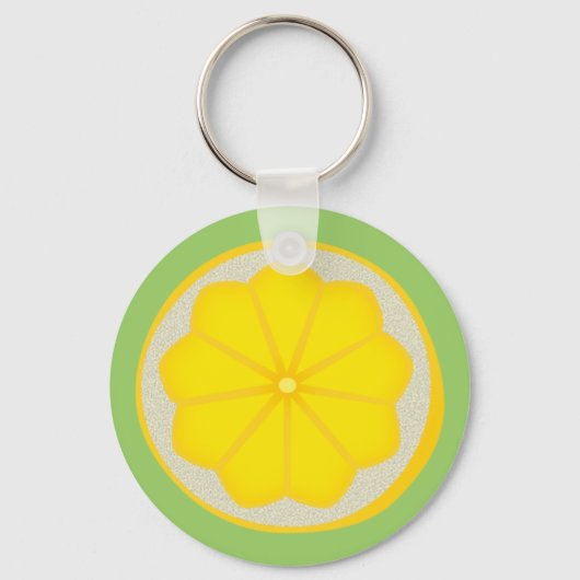 Zitrone lemon sleutelhanger (Voorkant)