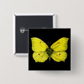 Zitronenfalter Vierkante Button 5,1 Cm (Voorkant /achterkant)