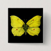 Zitronenfalter Vierkante Button 5,1 Cm (Voorkant)
