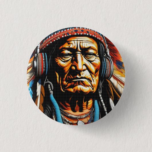 ZITSTIER 2 RONDE BUTTON 3,2 CM (Voorkant)