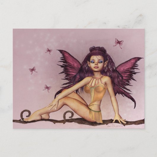 Zitten  briefkaart (Voorkant)