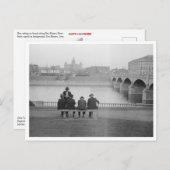 Zitten door de rivier briefkaart (Voorkant / Achterkant)